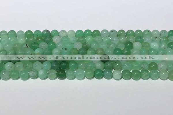 CAU533 15.5 inches 6mm round Australia chrysoprase gemstone beads wholesale