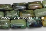 CAZ02 15.5 inches 14*18mm rectangle natural azurite gemstone beads