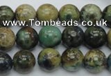 CAZ10 15.5 inches 12mm round natural azurite gemstone beads