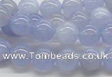 CBC03 15.5 inches 10mm round blue chalcedony beads wholesale