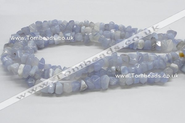 CBC06 15.5 inches 12mm blue chalcedony chips beads wholesale