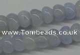 CBC20 15.5 inches 4*6mm rondelle blue chalcedony beads wholesale