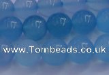 CBC253 15.5 inches 10mm A grade round ocean blue chalcedony beads