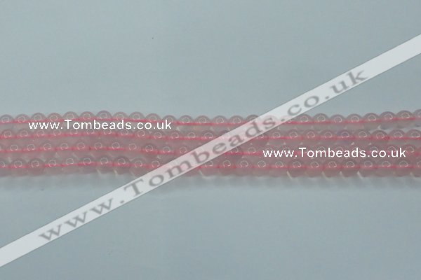 CBC301 15.5 inches 6mm round pink chalcedony beads wholesale