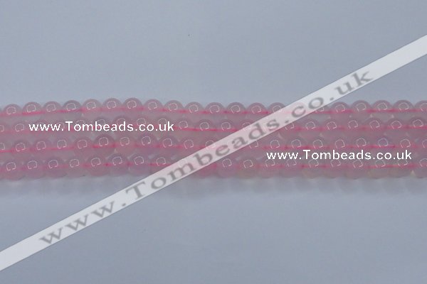 CBC302 15.5 inches 8mm round pink chalcedony beads wholesale