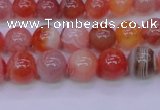 CBC402 15.5 inches 8mm A grade round orange chalcedony beads