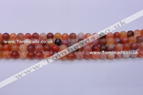 CBC403 15.5 inches 10mm A grade round orange chalcedony beads