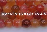 CBC412 15.5 inches 8mm AA grade round orange chalcedony beads