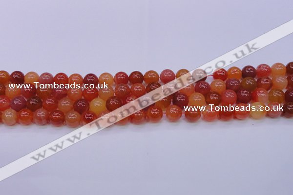 CBC414 15.5 inches 12mm AA grade round orange chalcedony beads