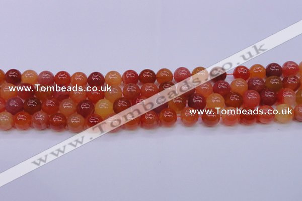 CBC415 15.5 inches 14mm AA grade round orange chalcedony beads