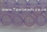 CBC432 15.5 inches 10mm round purple chalcedony beads wholesale