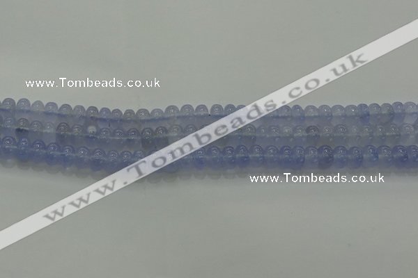 CBC441 15.5 inches 5*8mm rondelle blue chalcedony beads