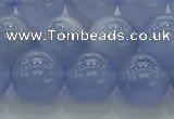 CBC454 15.5 inches 12mm round blue chalcedony beads wholesale