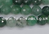 CBC701 15.5 inches 6mm faceted round African green chalcedony beads