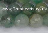 CBC704 15.5 inches 12mm faceted round African green chalcedony beads