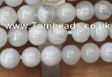 CBC710 15.5 inches 4mm round blue chalcedony beads wholesale