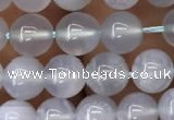 CBC711 15.5 inches 6mm round blue chalcedony beads wholesale