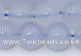 CBC818 15.5 inches 10mm round blue chalcedony gemstone beads