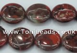 CBD06 15.5 inches 20mm flat round brecciated jasper gemstone beads