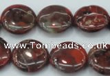 CBD06 15.5 inches 20mm flat round brecciated jasper gemstone beads