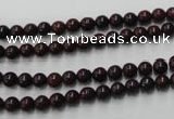 CBD150 15.5 inches 4mm round Chinese brecciated jasper beads