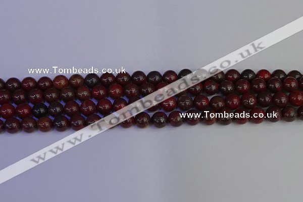 CBD352 15.5 inches 8mm round poppy jasper beads wholesale