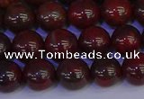 CBD353 15.5 inches 10mm round poppy jasper beads wholesale