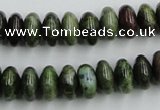 CBG05 15.5 inches 6*12mm rondelle bronze green gemstone beads