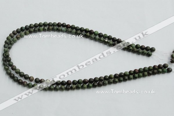CBG22 15.5 inches 4mm round bronze green gemstone beads wholesale
