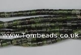 CBG74 15.5 inches 3*4mm heishi bronze green gemstone beads