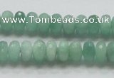 CBJ02 15.5 inches 6*10mm faceted rondelle jade beads wholesale