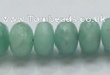 CBJ04 15.5 inches 10*16mm faceted rondelle jade beads wholesale