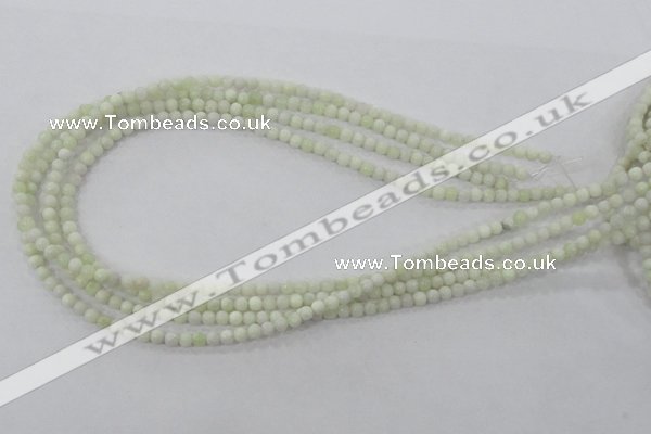 CBJ201 15.5 inches 4mm round butter jade beads wholesale