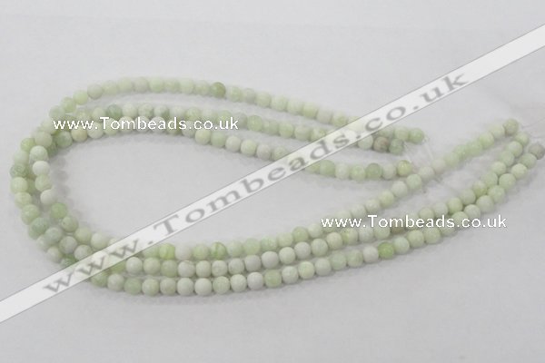 CBJ202 15.5 inches 6mm round butter jade beads wholesale