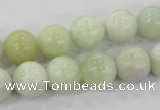 CBJ205 15.5 inches 12mm round butter jade beads wholesale