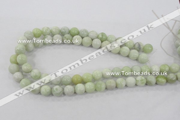 CBJ205 15.5 inches 12mm round butter jade beads wholesale