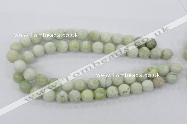 CBJ206 15.5 inches 14mm round butter jade beads wholesale