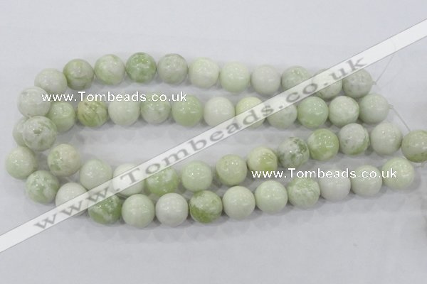 CBJ207 15.5 inches 16mm round butter jade beads wholesale