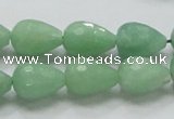 CBJ22 15.5 inches 12*16mm faceted teardrop jade beads wholesale