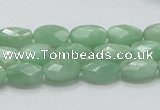 CBJ28 15.5 inches 8*12mm faceted oval jade beads wholesale