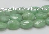 CBJ29 15.5 inches 10*14mm faceted oval jade beads wholesale