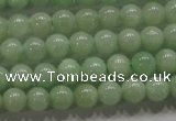 CBJ307 15.5 inches 4mm round A grade natural jade beads