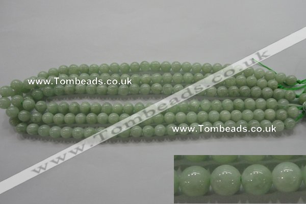 CBJ309 15.5 inches 8mm round A grade natural jade beads