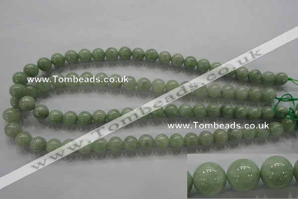 CBJ310 15.5 inches 10mm round A grade natural jade beads