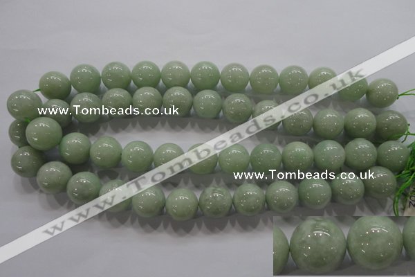 CBJ314 15.5 inches 16mm round A grade natural jade beads