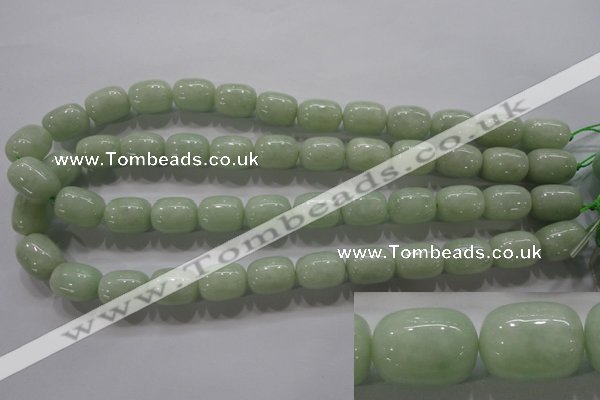 CBJ321 15.5 inches 12*16mm drum A grade natural jade beads