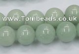 CBJ330 15.5 inches 14mm round AA grade natural jade beads
