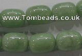 CBJ338 15.5 inches 12*16mm drum AA grade natural jade beads