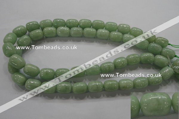 CBJ338 15.5 inches 12*16mm drum AA grade natural jade beads