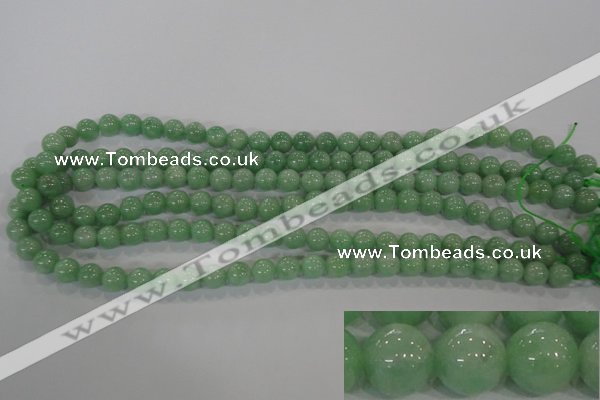 CBJ343 15.5 inches 8mm round AAA grade natural jade beads